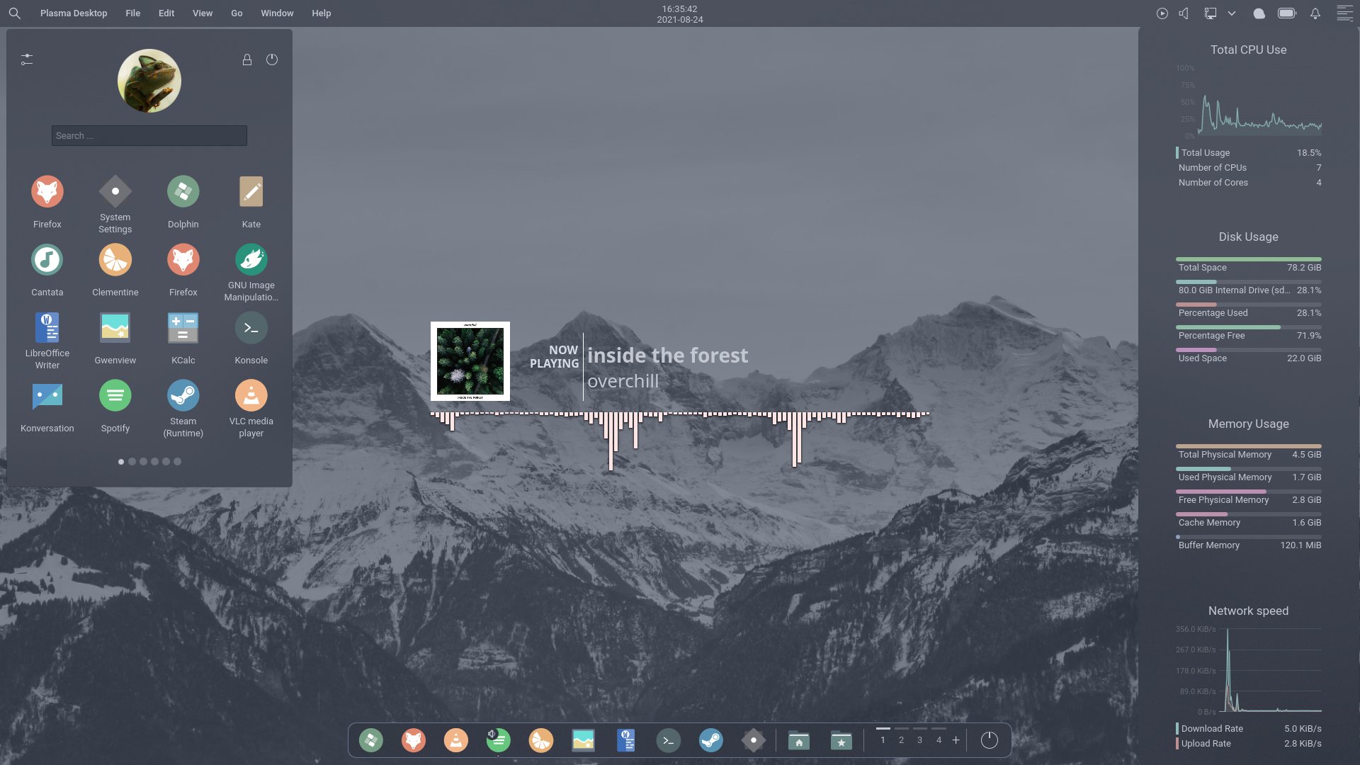 KDE Plasma Desktop